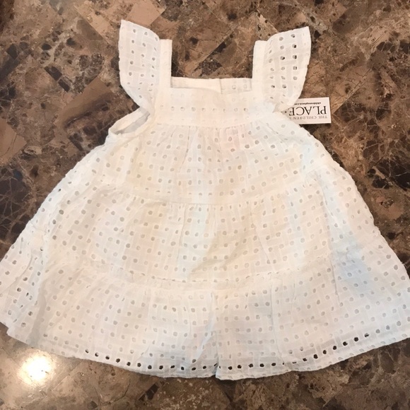 baby girl white sundress